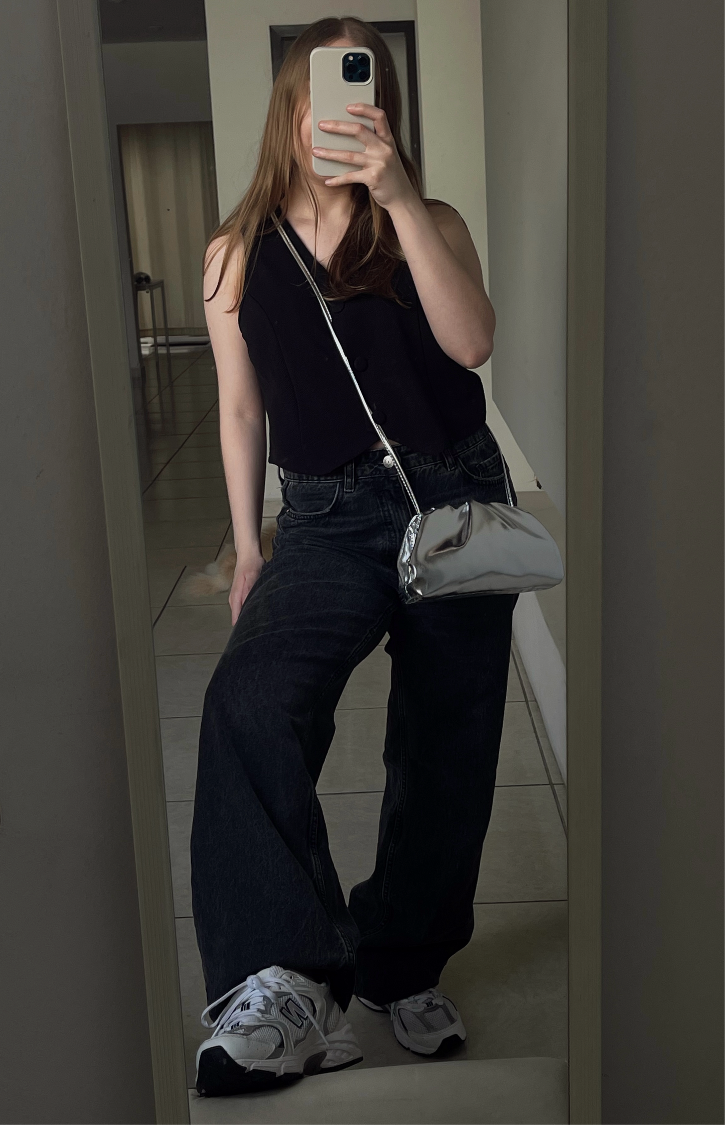 Pouch Bag Plateada