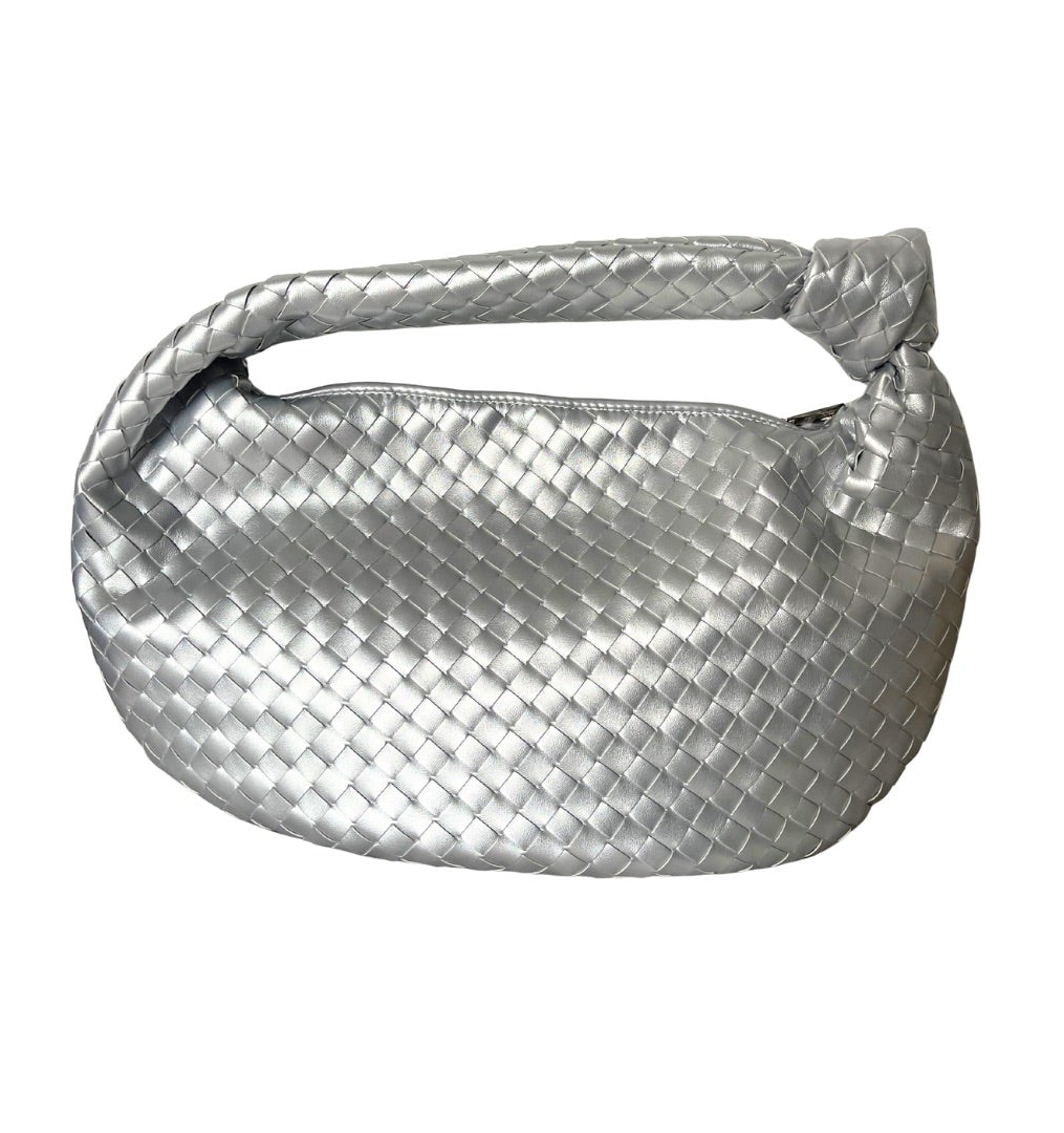 Bolsa Nudo Plateada